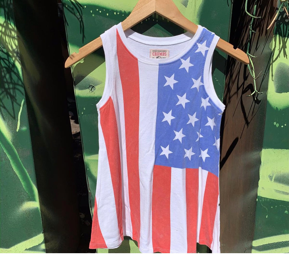 American Flag Tank-shirt-Branded Envy