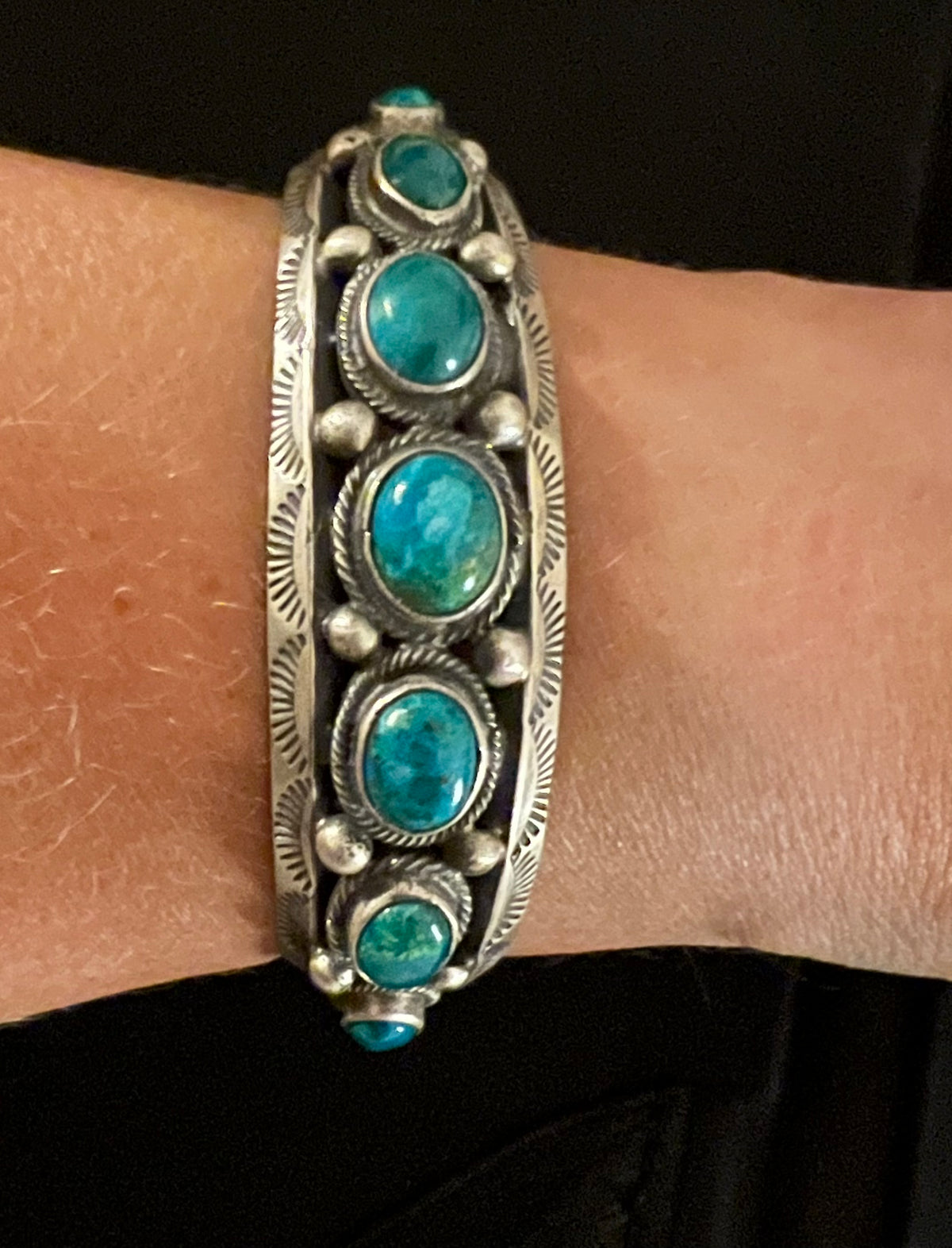 Safford Turquoise Cuff-Cuffs-Branded Envy