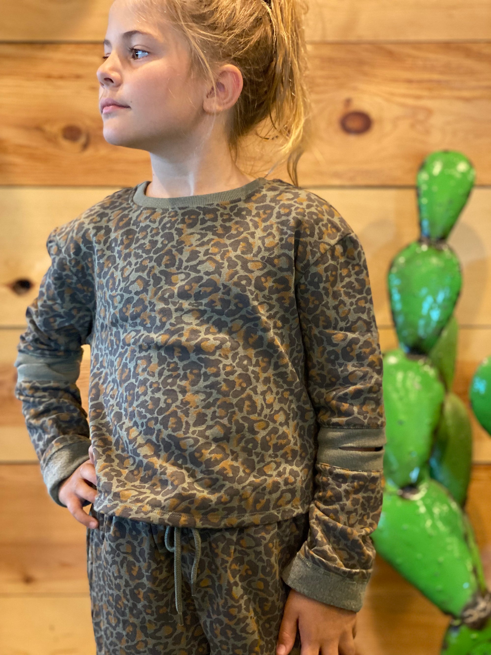 Leopard Print Sweatshirt-tween-Branded Envy