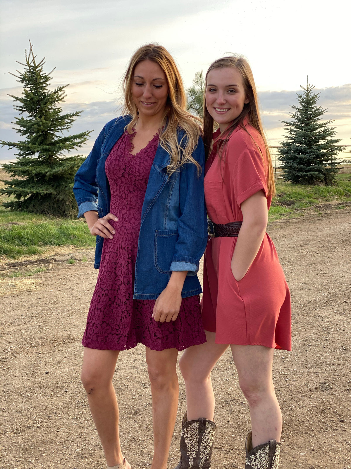 Marigold V-neck Dress-Dresses-Branded Envy