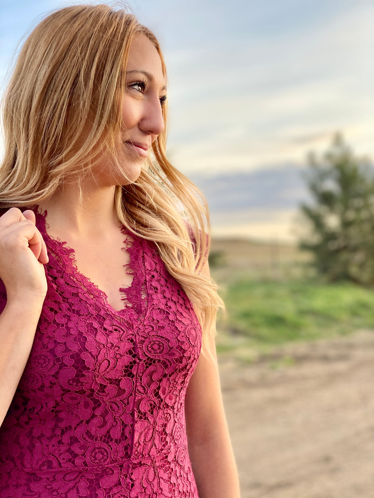 Marigold V-neck Dress-Dresses-Branded Envy