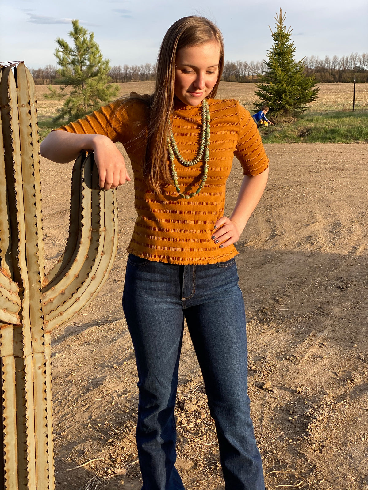 Poppy Ribbed Knit Top-Fashion Top-Branded Envy