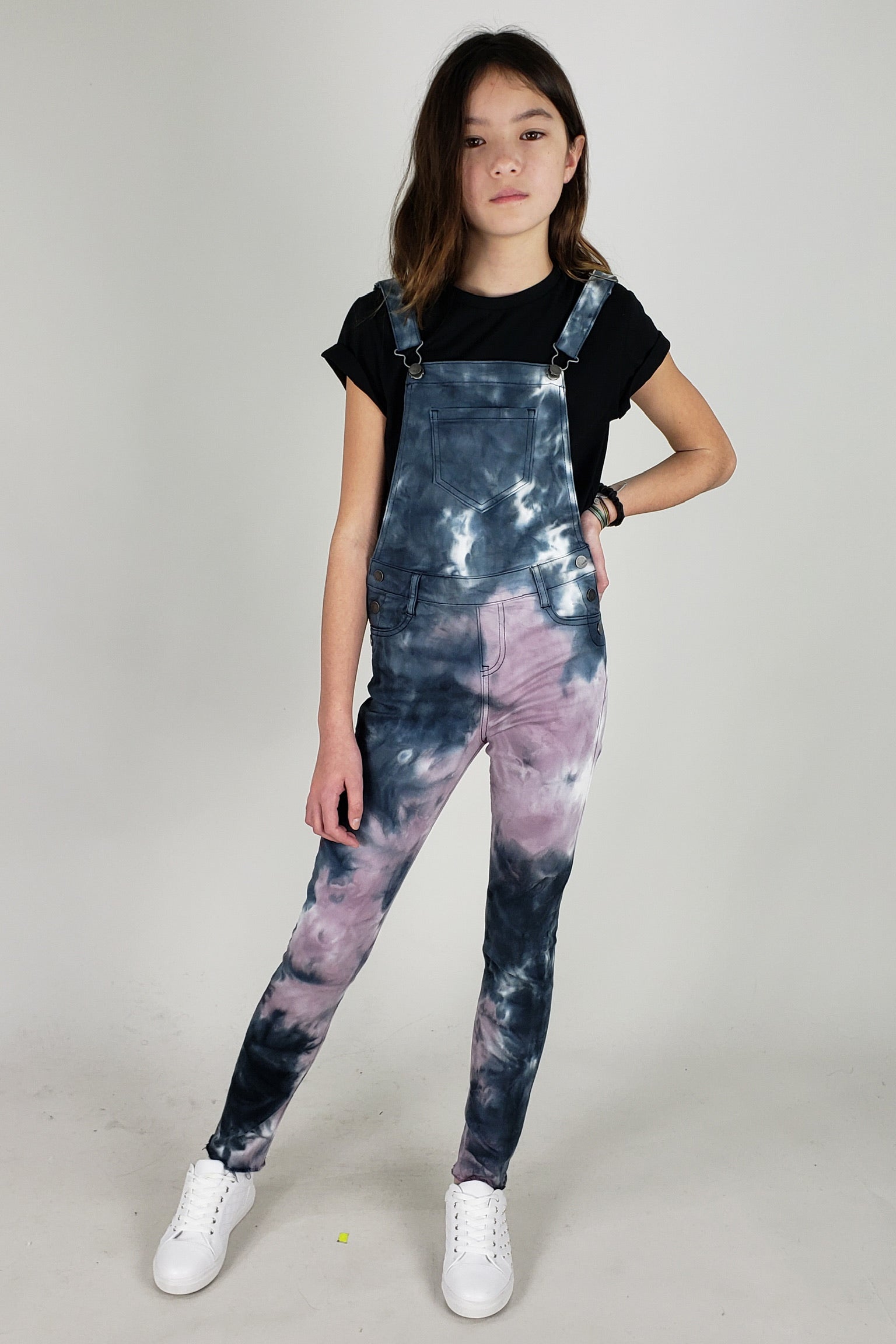 Tween Overall Tie Dye Jumpsuit-tween-Branded Envy