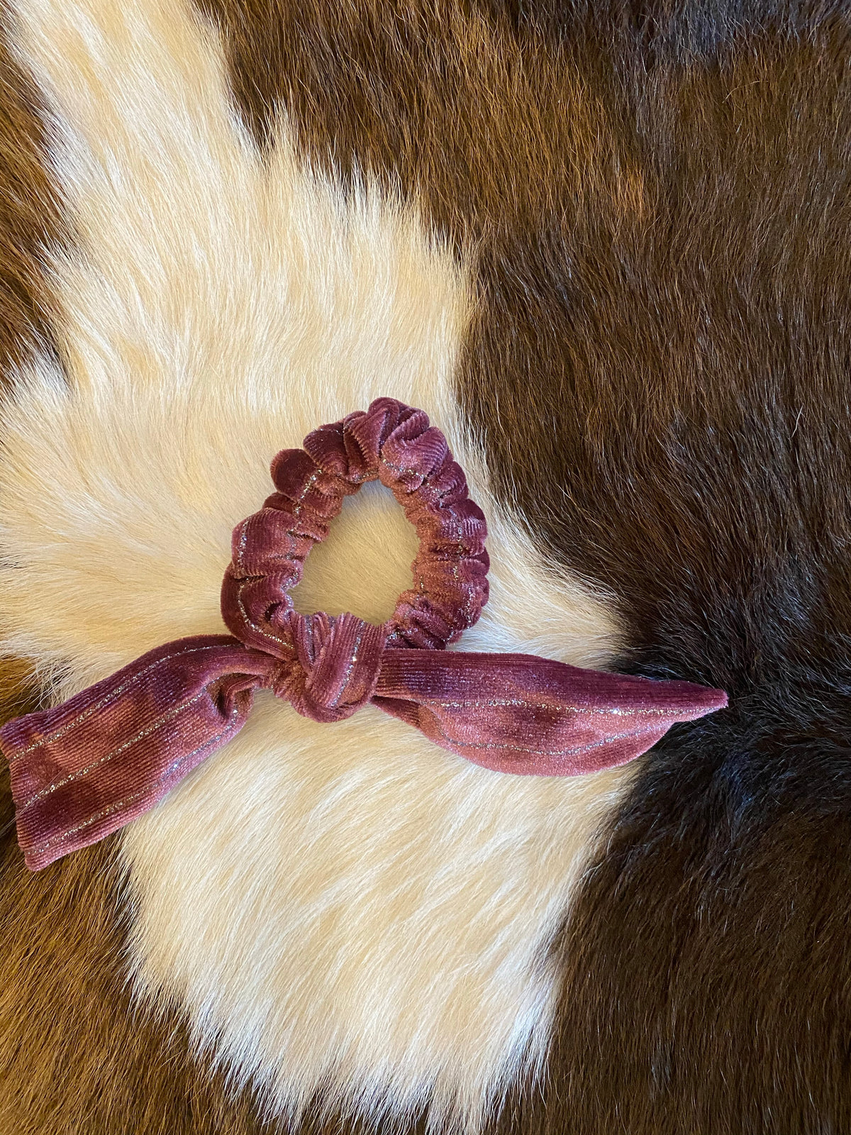 Hair scrunchies with tie-Accessory-Branded Envy