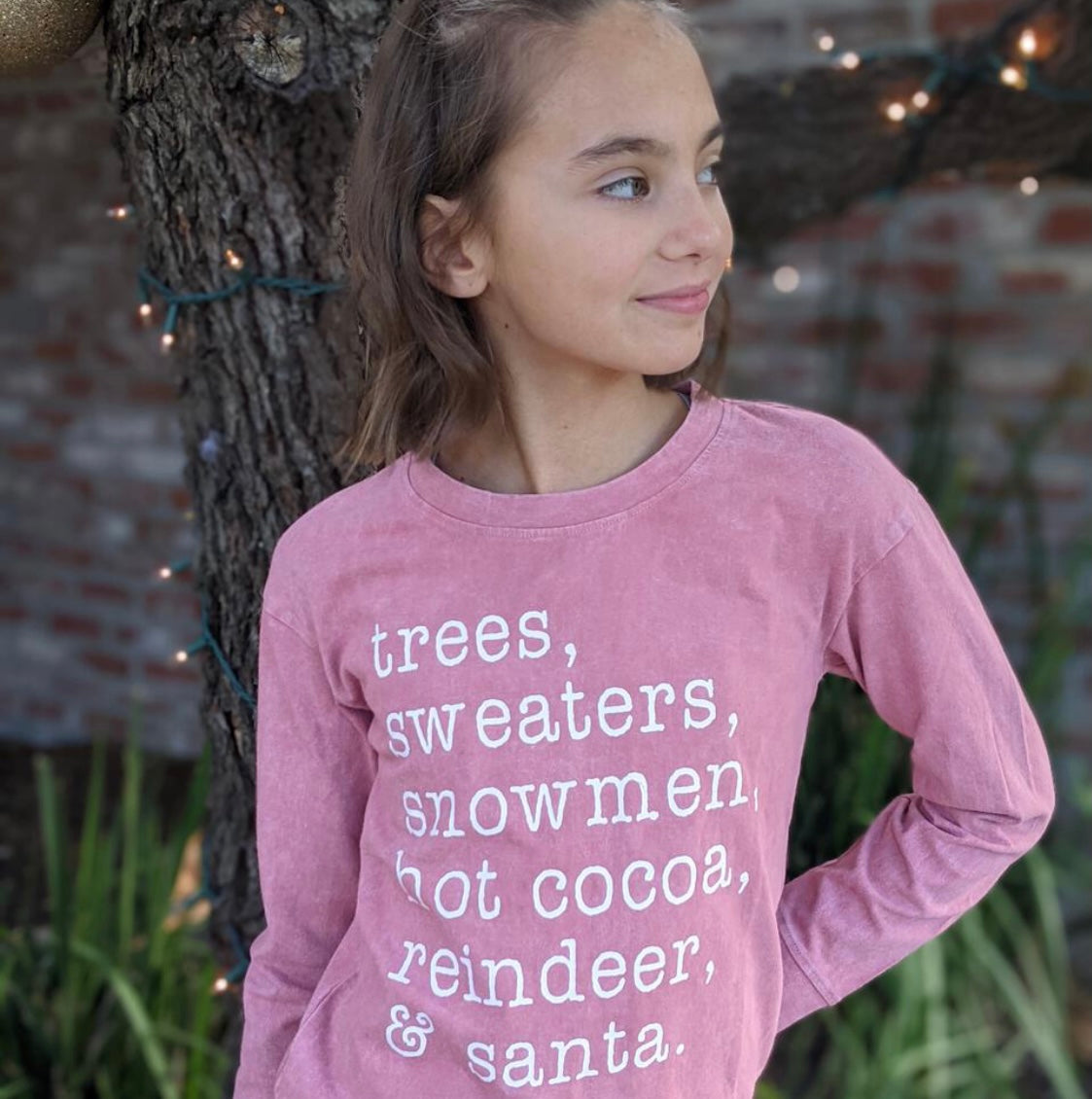 Pink LS Winter Tween Tee-Kids Fashion-Branded Envy