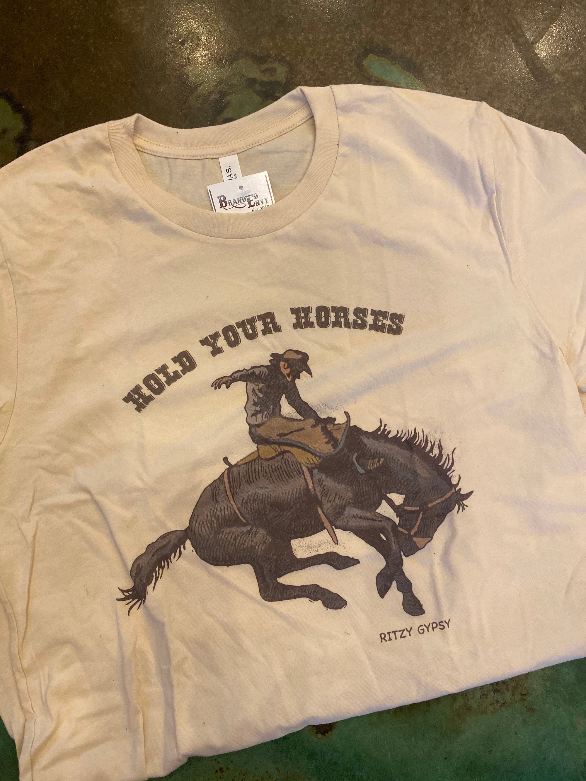 Hold Your Horses Tee-Tops-Branded Envy