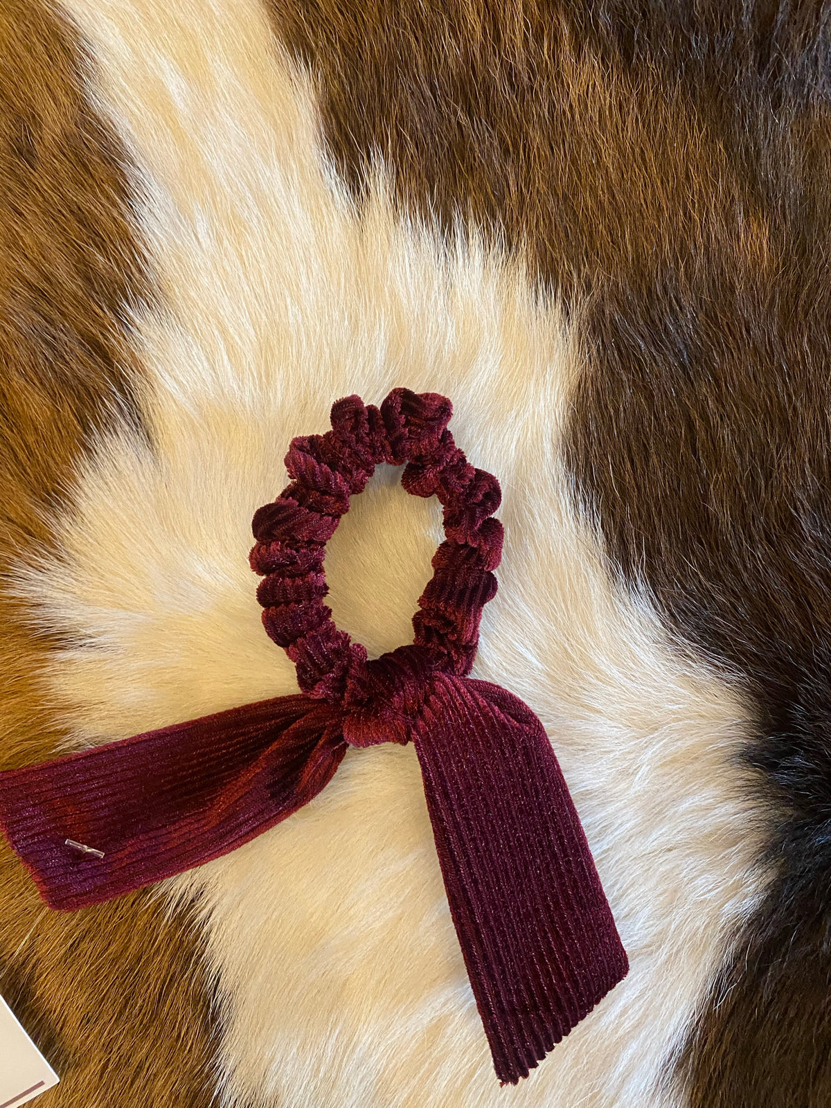 Hair scrunchies with tie-Accessory-Branded Envy