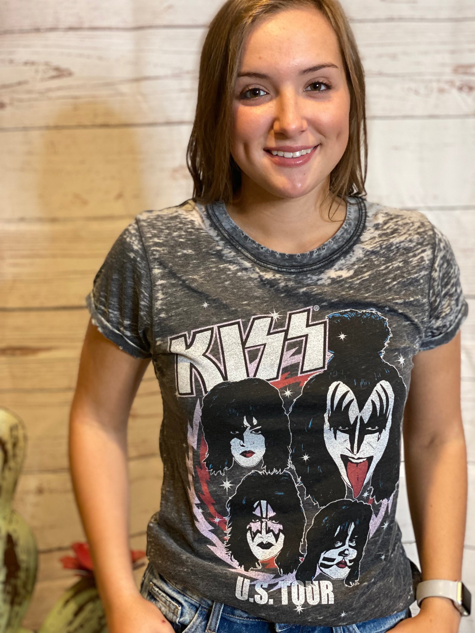 KISS U.S. Tour Vintage Tee-Graphic Tee-Branded Envy