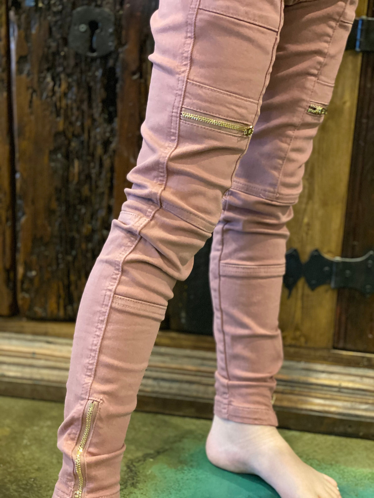 Briella Rose Skinny Cargo Denim-Jeans-Branded Envy