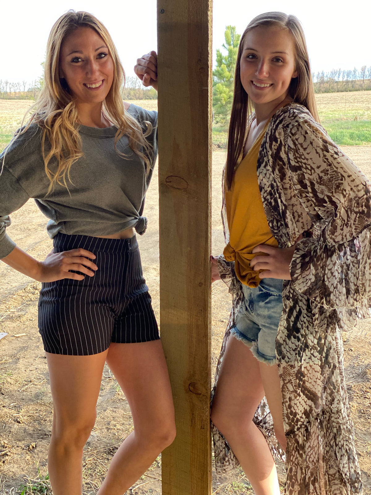 Black Stripe High Waist Mid-Thigh Shorts-shorts-Branded Envy