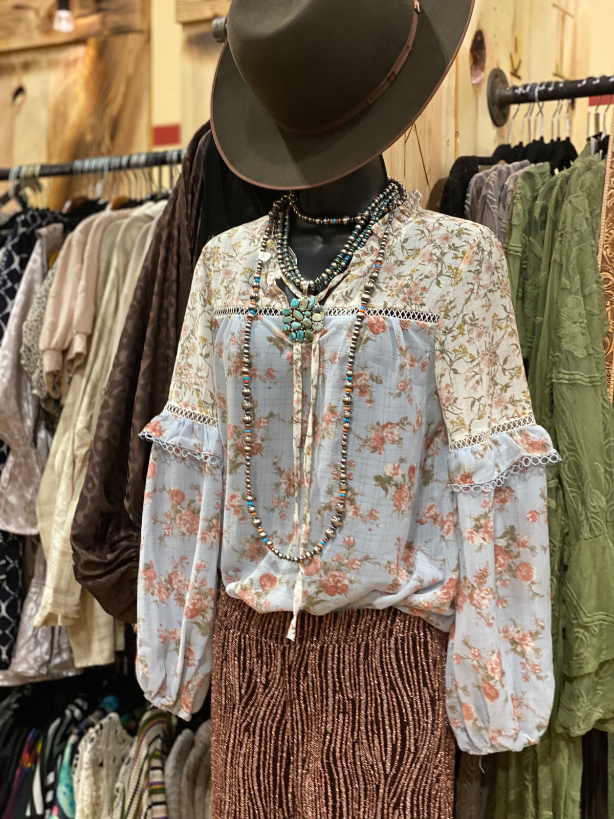 Multi Color Floral Longsleeve Top-Fashion Top-Branded Envy