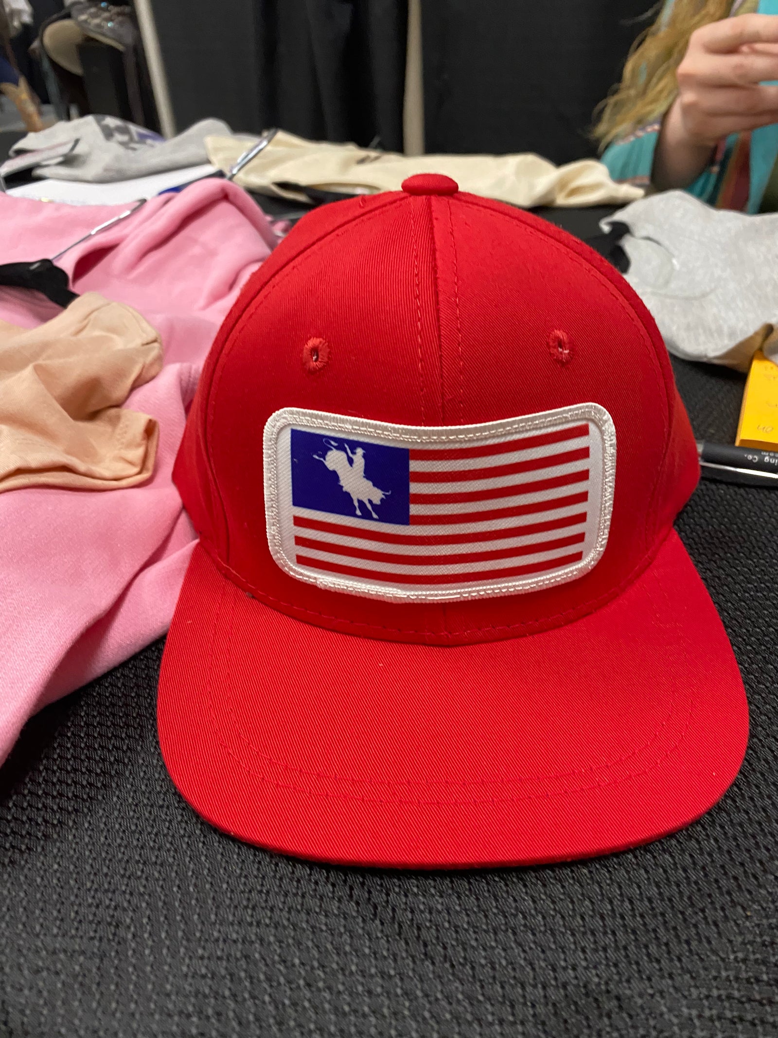 American Flag (bull) Toddler Cap-Caps-Branded Envy
