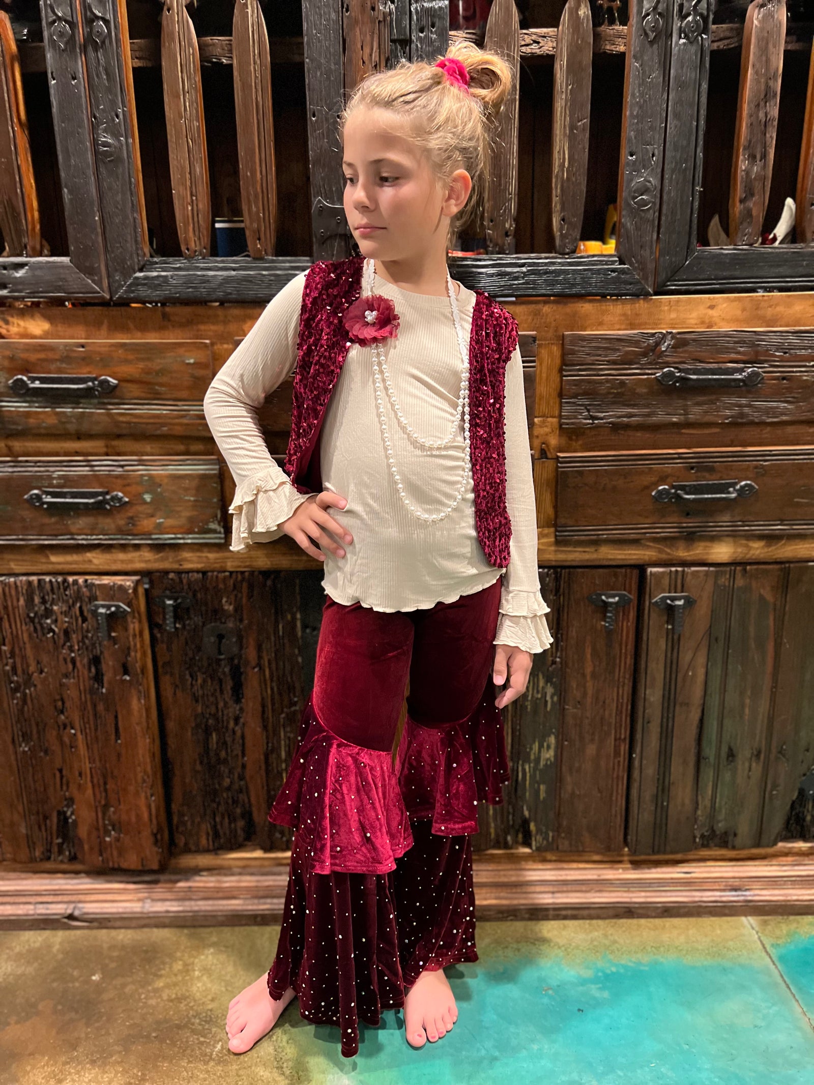 Tween Blush Ruffle Top-Kids Fashion-Branded Envy