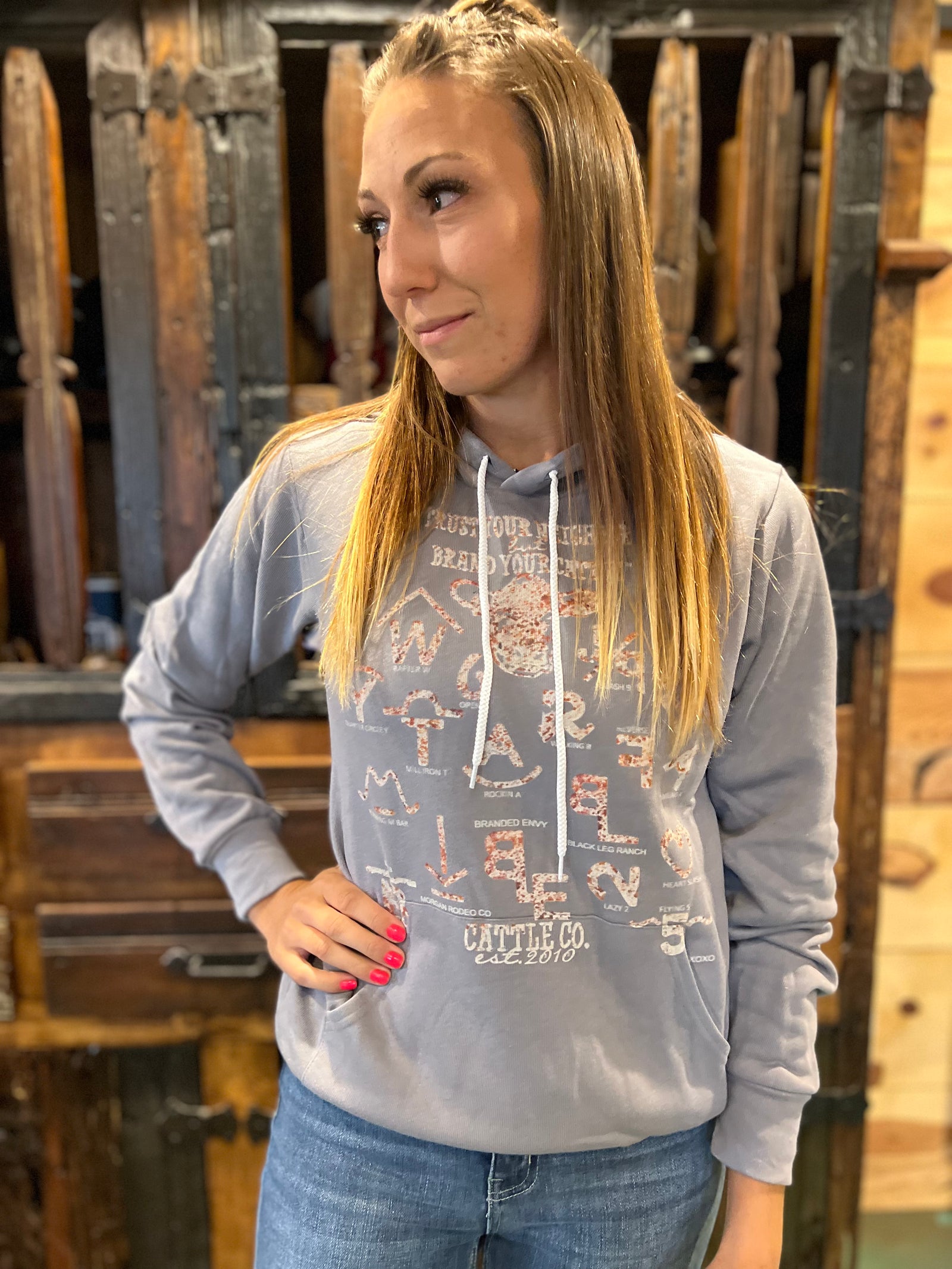 BE Cattle Company Hoodie-Graphic Tee-Branded Envy