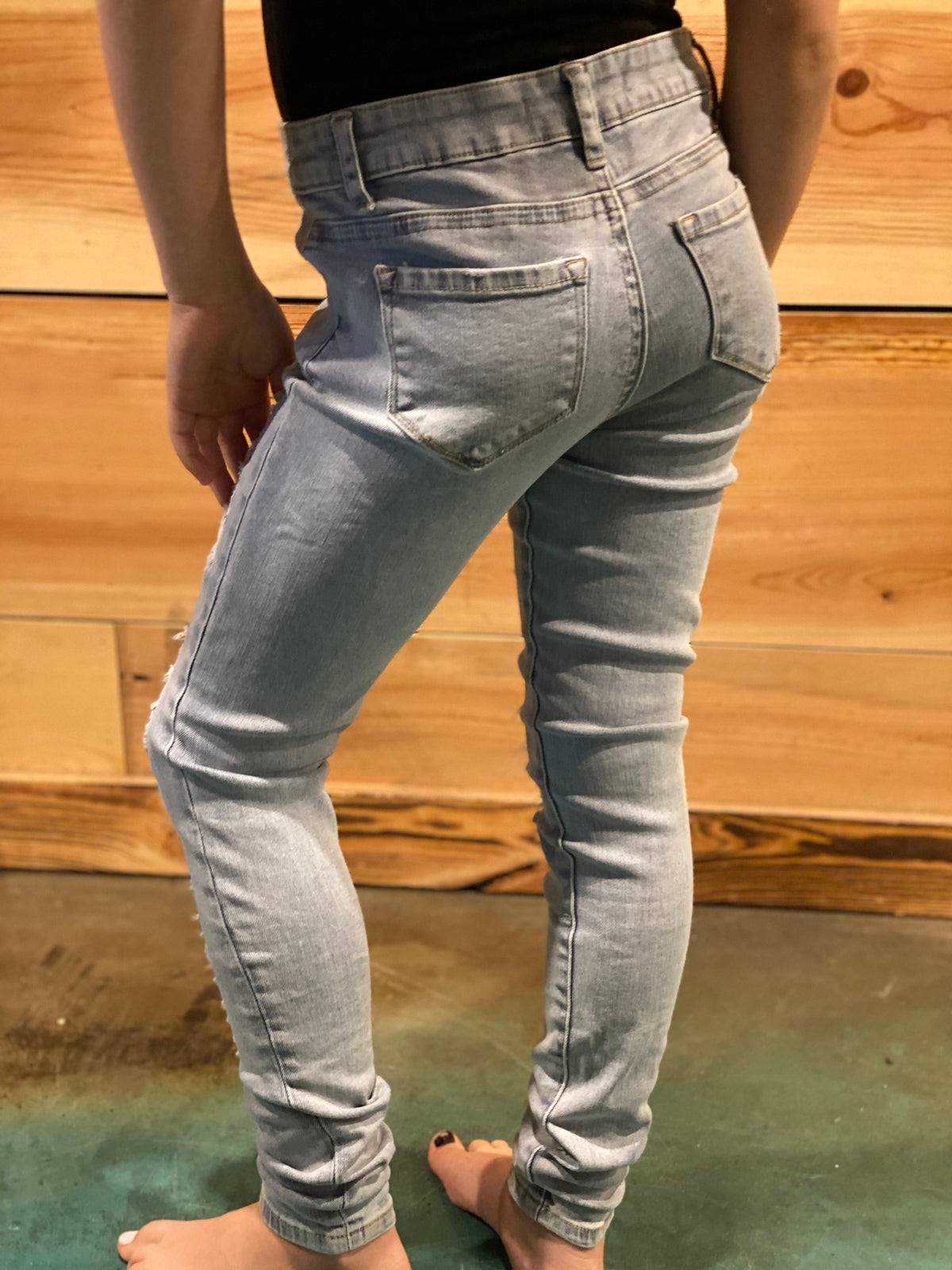 Diane Basic Mid-Rise Ankle Crop Denim-Jeans-Branded Envy