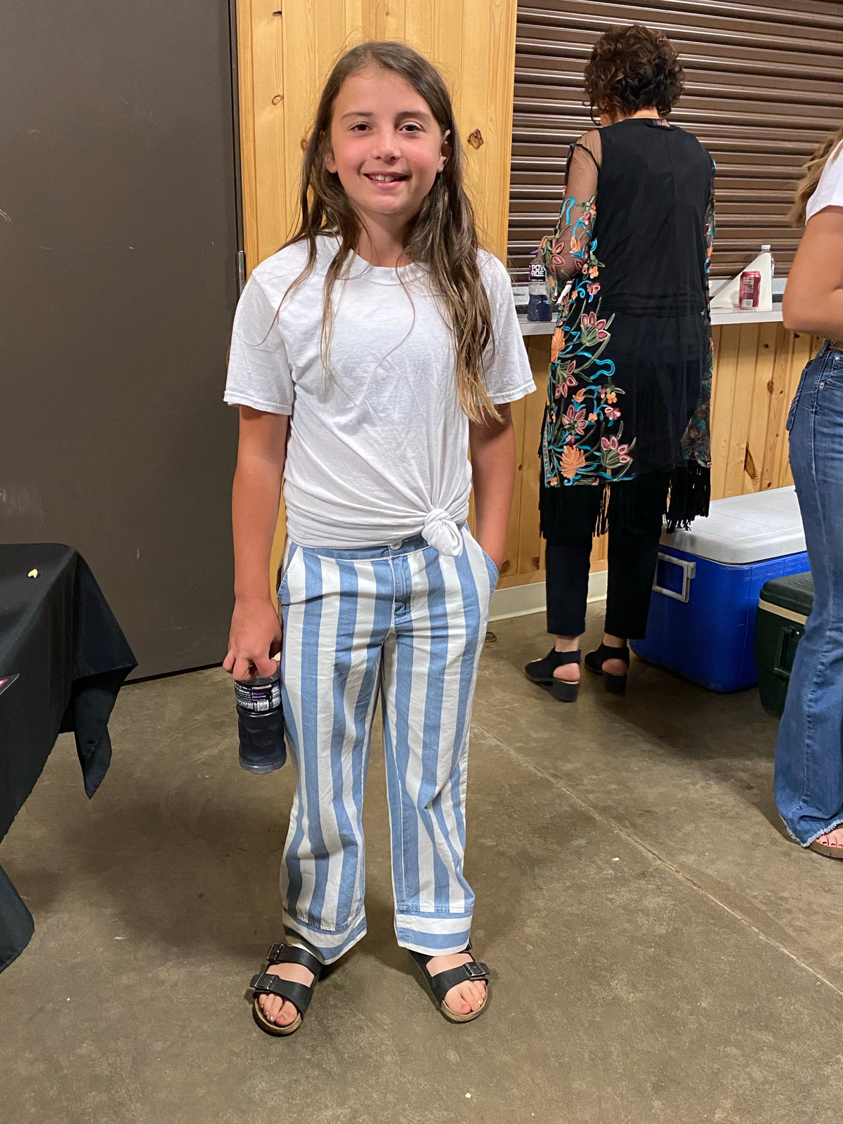 Beatrice Stripe Pant-Bottoms-Branded Envy