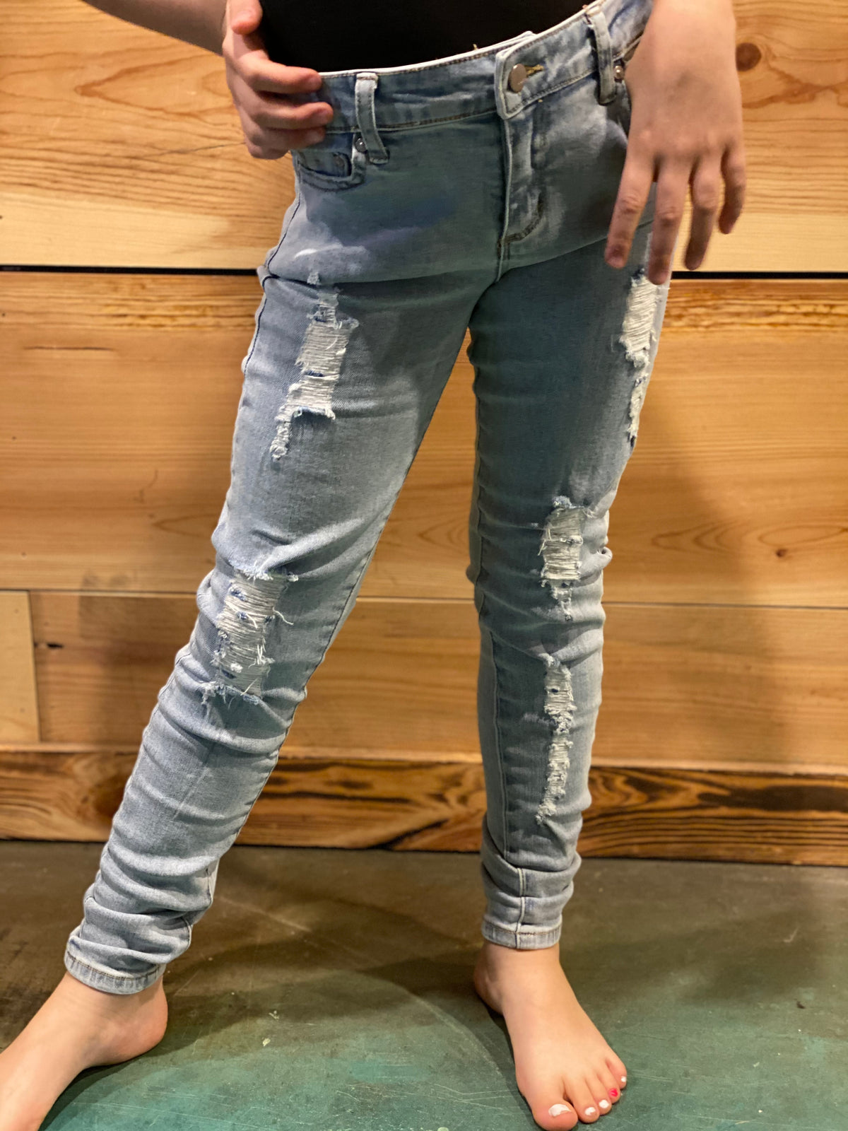 Diane Basic Mid-Rise Ankle Crop Denim-Jeans-Branded Envy