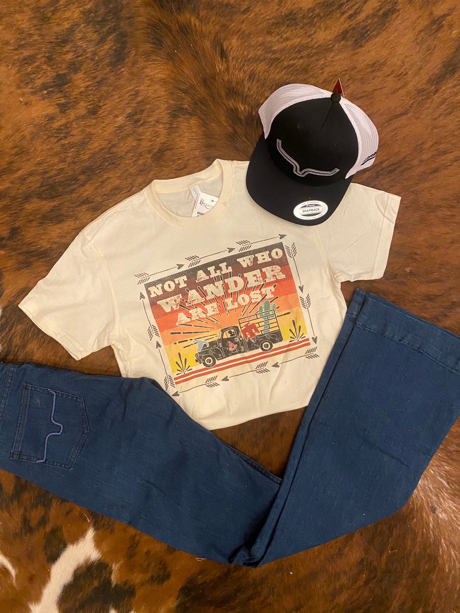 Not all Who Wander Are Lost-Graphic Tee-Branded Envy