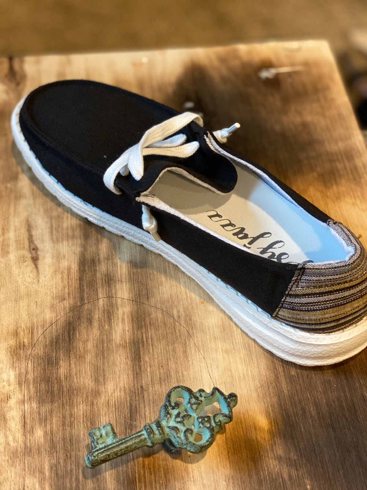 Poppy Holly Boardwalk Shoes - black-Shoes-Branded Envy