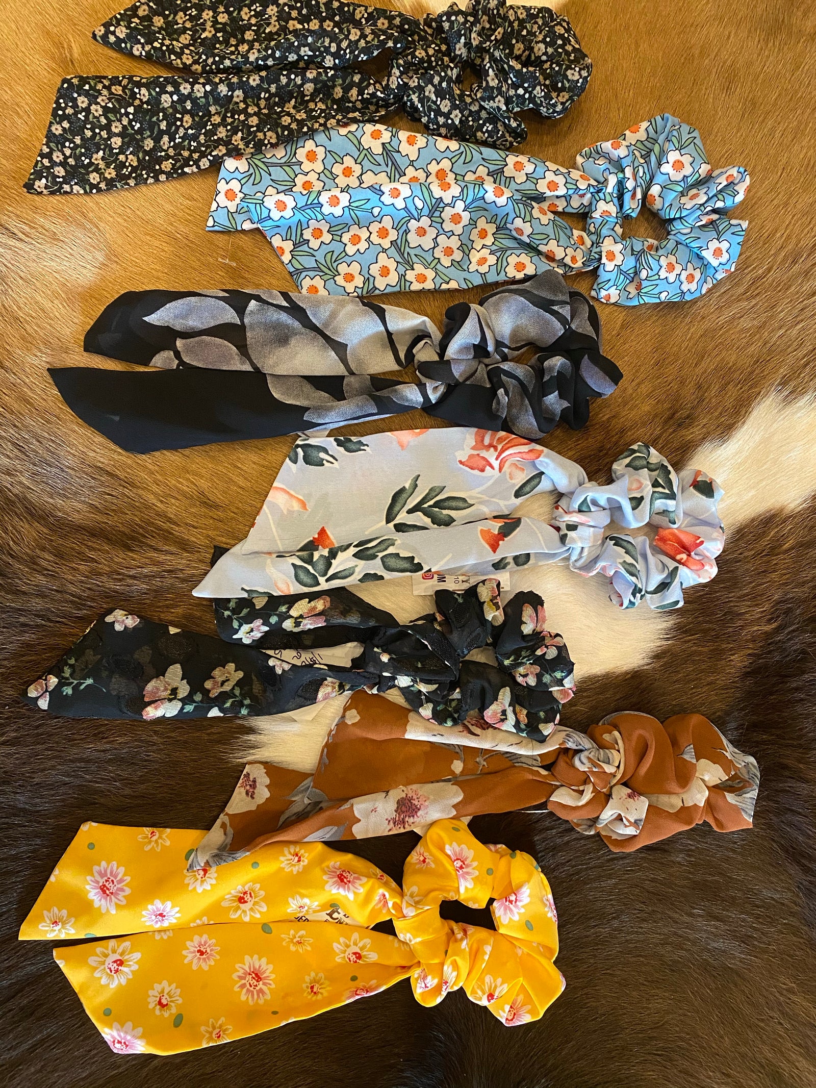 Hair scrunchies with long tail-Accessory-Branded Envy