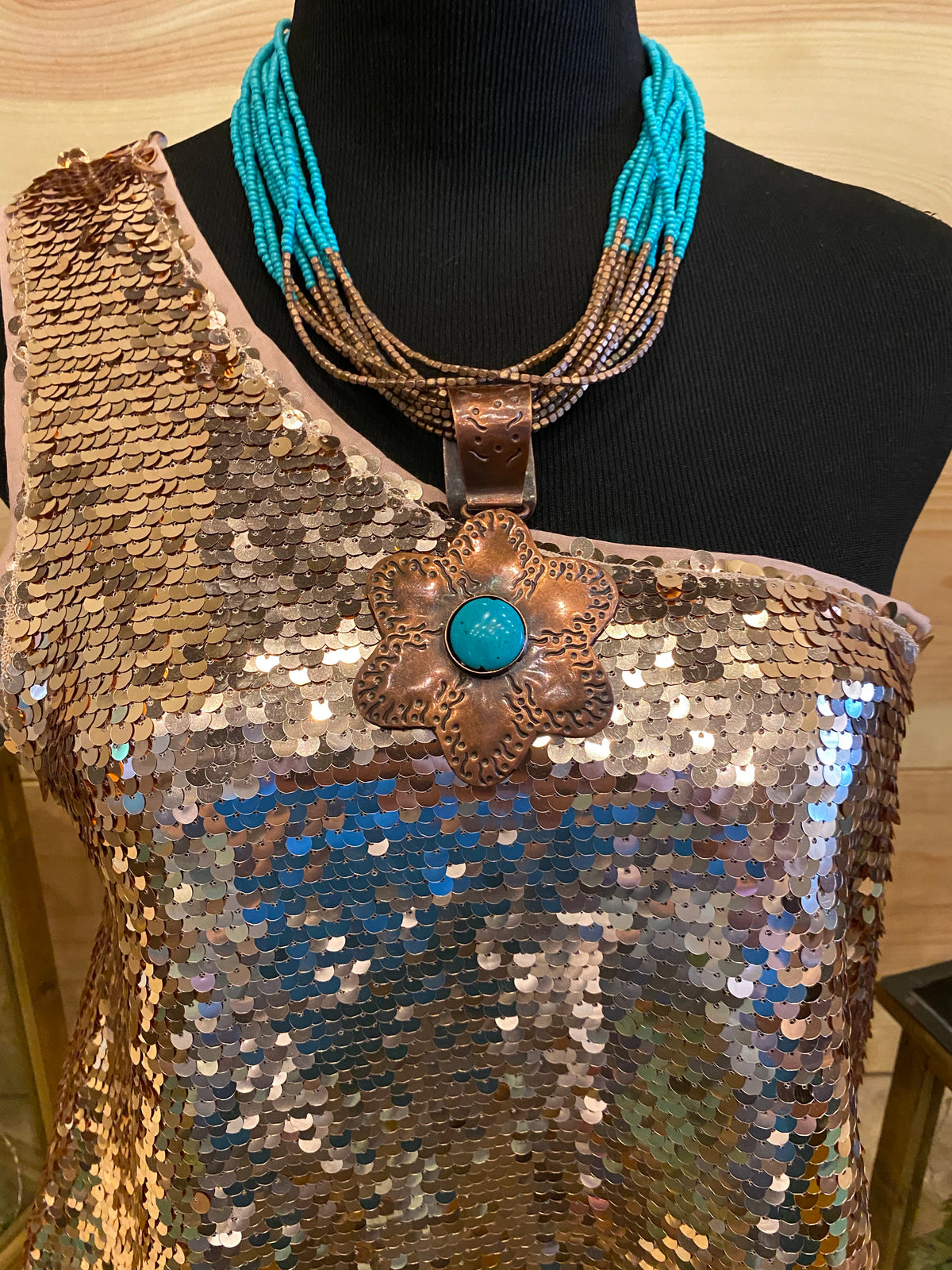 The Shea one shoulder sequin top-Fashion Top-Branded Envy