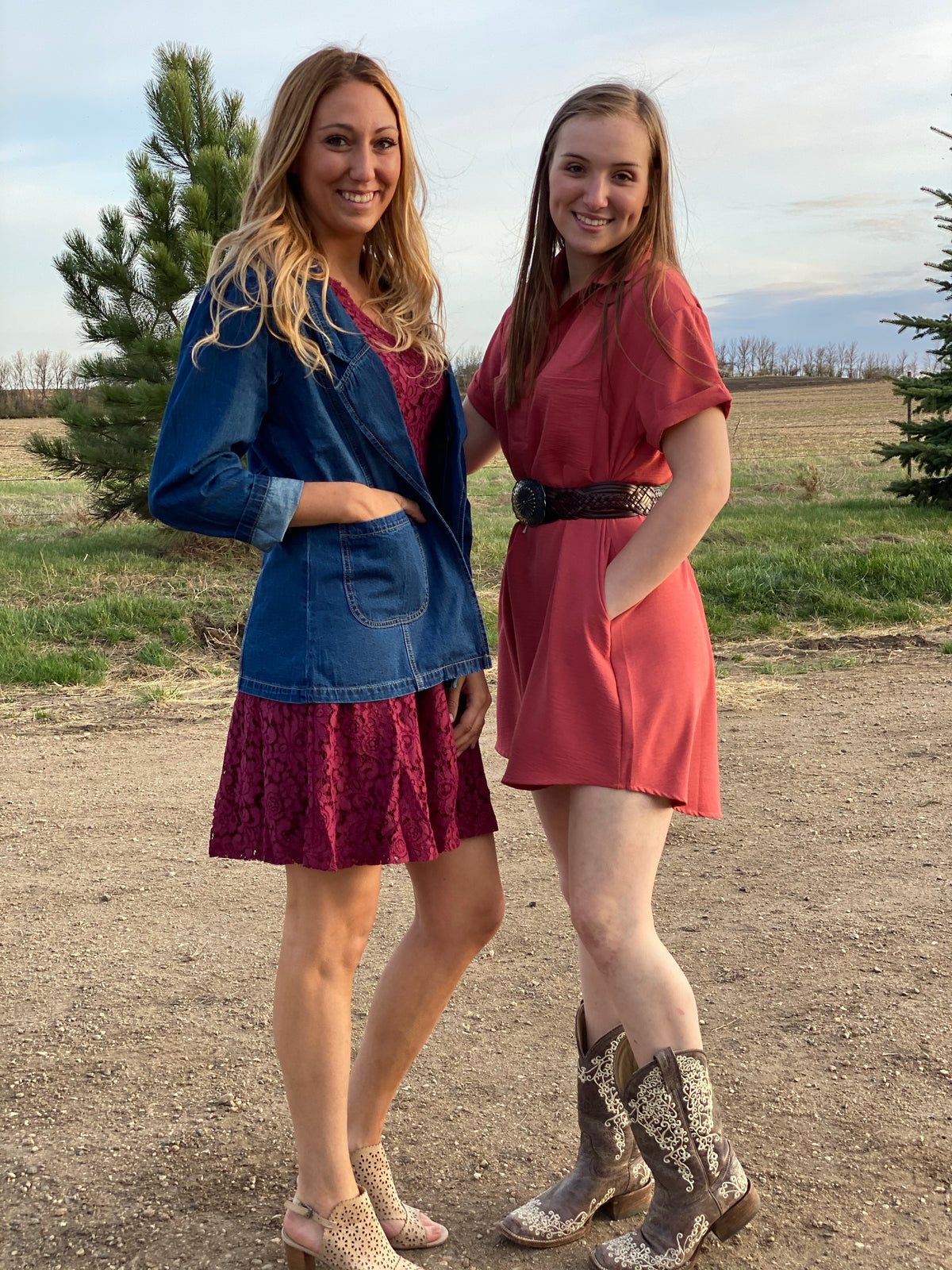 Marigold V-neck Dress-Dresses-Branded Envy