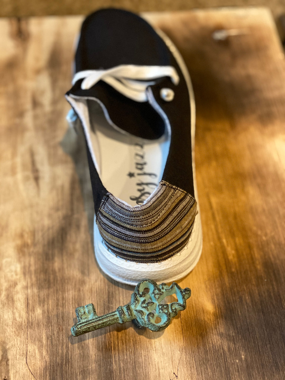 Poppy Holly Boardwalk Shoes - black-Shoes-Branded Envy