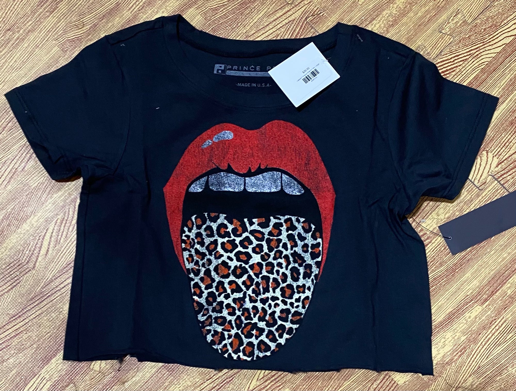 Leopard Tongue Graphic Tee-Kids Fashion-Branded Envy