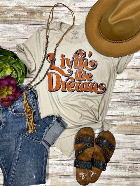 Livin' the Dream Graphic-graphic tee-Branded Envy