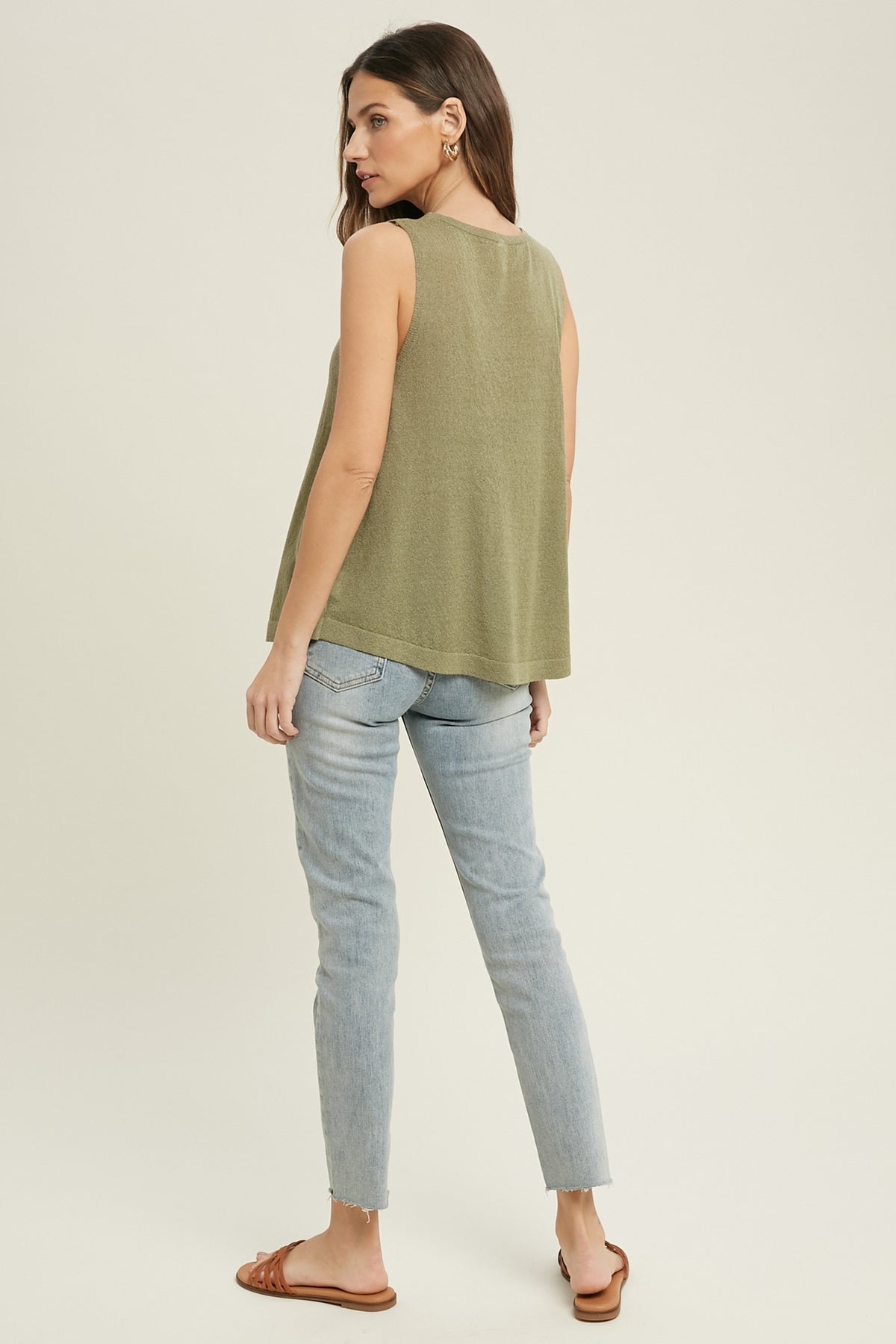 Serena Casual Knit Tank-Fashion Top-Branded Envy